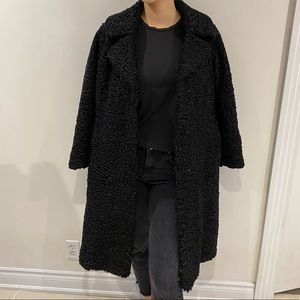 Vintage Karakul Wool Coat